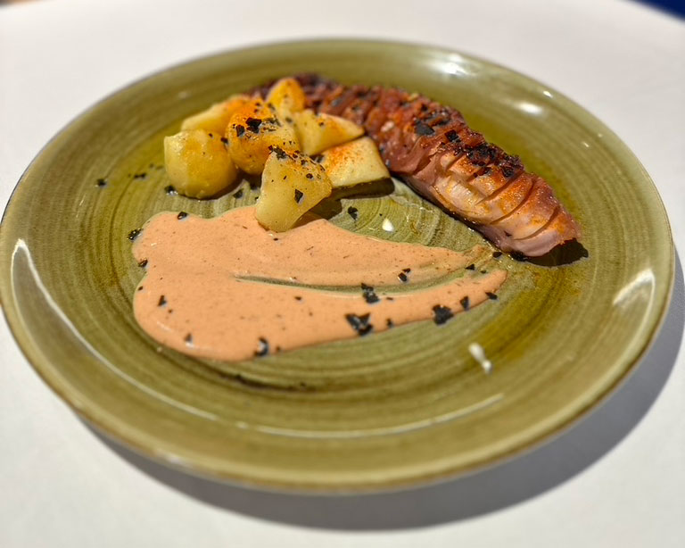 Plato de pulpo